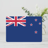 Cartes d'invitation patriotiques avec le drapeau d (Debout devant)