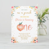 Cartes d'invitation Peach  (Debout devant)