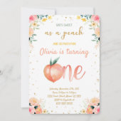 Cartes d'invitation Peach  (Devant)