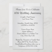 Cartes d'invitation Personnalisées avec Diamant, 6 (Dos)