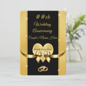 Cartes d'invitation personnalisées pour anniversai (Debout devant)