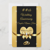 Cartes d'invitation personnalisées pour anniversai (Devant)