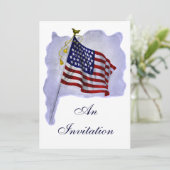 Cartes d'invitation personnalisées pour fête avec  (Debout devant)