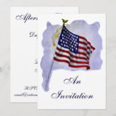 Cartes d'invitation personnalisées pour fête avec (Devant / Derrière)