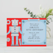 Cartes d'invitation personnalisées pour fête d'ann (Debout devant)