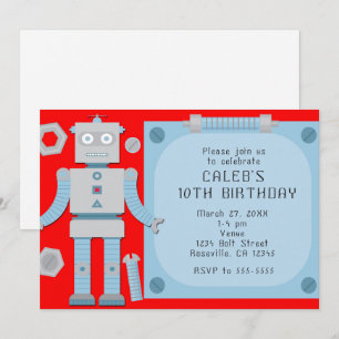 Cartes d'invitation personnalisées pour fête d'ann