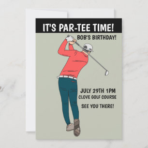 CARTES D'INVITATION PERSONNALISÉES POUR FÊTE DE GO