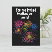 CARTES D'INVITATION PERSONNALISEES POUR FÊTE D'ÉTÉ (Debout devant)