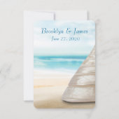 Cartes d'invitation personnalisées pour le menu de (Dos)