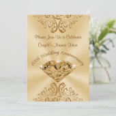 Cartes d'invitation personnalisées pour les 65 ans (Debout devant)