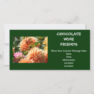Cartes d'invitation personnalisées pour l'événemen