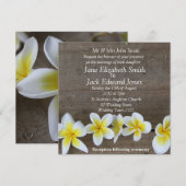 Cartes d'invitation personnalisées pour mariage su (Devant / Derrière)