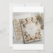 Cartes d'invitation Personnalisées pour Mariages,  (Dos)