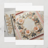 Cartes d'invitation Personnalisées pour Mariages,  (Devant / Derrière)