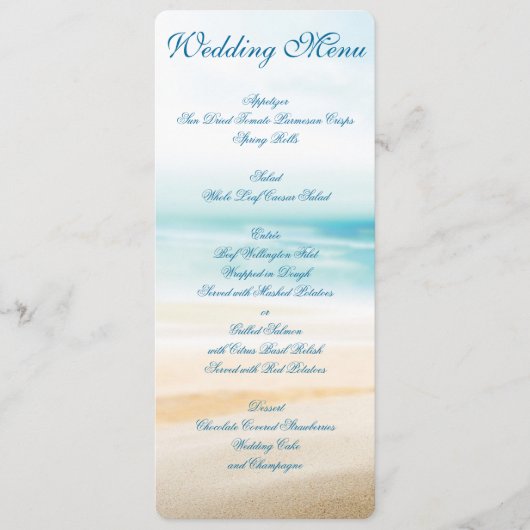 Cartes d'invitation personnalisées pour menu de ma (Devant)