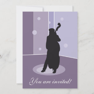 Cartes d'invitation personnalisées pour musiciens