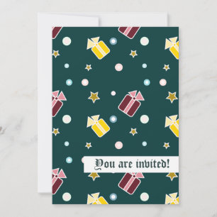 Cartes d'invitation personnalisées pour Noël