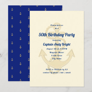 Cartes d'invitation personnalisées pour son annive