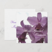 Cartes d'invitation personnalisées pour toutes occ (Devant / Derrière)