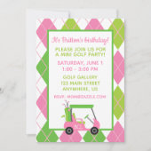 Cartes d'invitation personnalisées pour une partie (Devant)