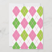 Cartes d'invitation personnalisées pour une partie (Dos)