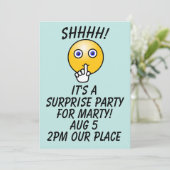 CARTES D'INVITATION PERSONNALISÉES POUR UNE SOIRÉE (Debout devant)