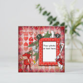 Cartes d'invitation photo Alice in Wonderland (Debout devant)