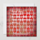 Cartes d'invitation photo Alice in Wonderland (Dos)