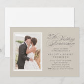 Cartes d'invitation photo Anniversaire Classiques (Devant / Derrière)