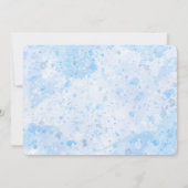 Cartes d'invitation photo avec pistolet à eau modi (Dos)