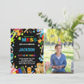 Cartes d'invitation Photo Black Dress pour peintur (Debout devant)