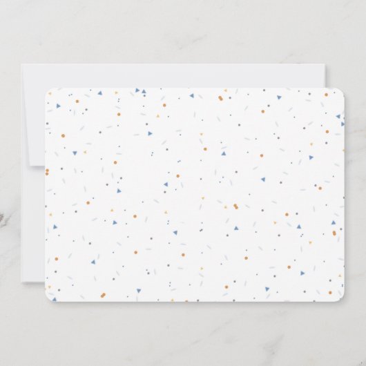 Cartes d'invitation photo d'anniversaire Train (Dos)