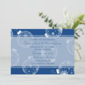 Cartes d'invitation photo Mariage de Noël (Debout devant)