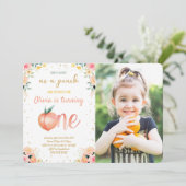 Cartes d'invitation photo pêche  (Debout devant)