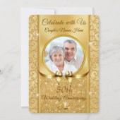 Cartes d'invitation PHOTO personnalisées pour un 5 (Devant)