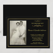 Cartes d'invitation photo pour anniversaire de mar (Devant / Derrière)