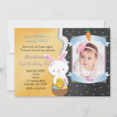 Cartes d'invitation photo pour fête d'anniversaire (Devant)