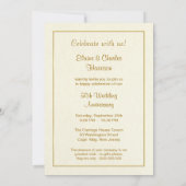 Cartes d'invitation photo pour fête du 50e anniver (Dos)