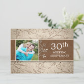 Cartes d'invitation photo pour les 30 ans de maria (Debout devant)