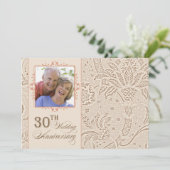 Cartes d'invitation photo pour les 30 ans de maria (Debout devant)