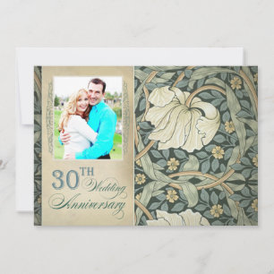Cartes d'invitation photo pour les 30 ans de maria