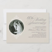 Cartes d'invitation photo pour les 60 ans d'annive (Devant)