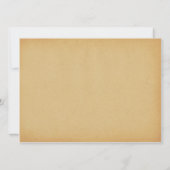 Cartes d'invitation photo rétro pour les 50 ans de (Dos)