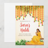 Cartes d'invitation Pithi numériques Cartes d'invi (Devant / Derrière)