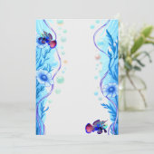 Cartes d'invitation Poisson Mandarin Goby (Debout devant)