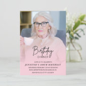 Cartes d'invitation pour 100e anniversaire Dîner d (Debout devant)