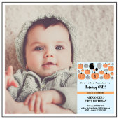 Cartes d'invitation pour 1er anniversaire Hallowee