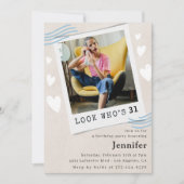 Cartes d'invitation pour 31 ans (Devant)