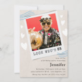 Cartes d'invitation pour 85e anniversaire (Devant)