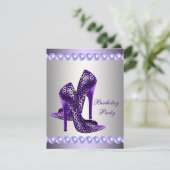 Cartes d'invitation pour Anniversaire avec des Cha (Debout devant)